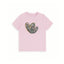 PINK HEART PRINT T-SHIRT FOR WOMEN