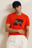 ORANGE "ROGER" PRINT T-SHIRT FOR MEN