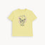 YELLOW KEEP YOUR FAITH PRINT T-SHIRT FOR WOMEN
