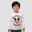 WHITE MICKEY 1928 PRINTED SWEATSHIRT FOR BOYS