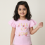 PINK FULL OF LOVE PRINTED T-SHIRT TOP FOR GIRLS