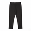 BLACK PLAIN NARROW HEAVY RIBBED FABRIC TROUSER PAJAMA