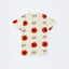 CREAM FLOWERS PRINT T-SHIRT FOR WOMEN