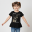 NEW BLACK RISING STAR PRINTED T-SHIRT TOP FOR GIRLS