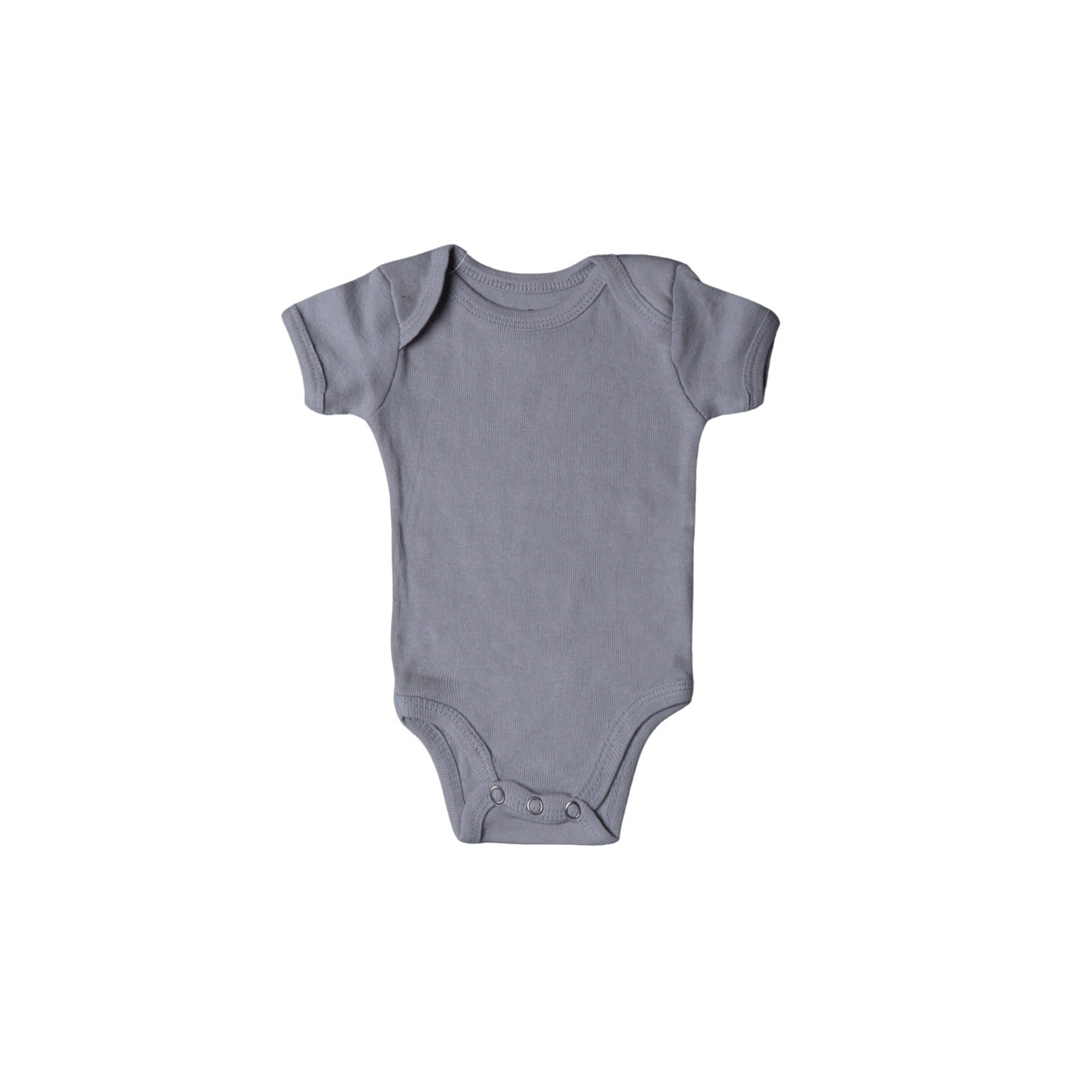 NEW GREY PLAIN HALF BODY HALF SLEEVES ROMPER