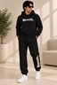 Black Bench Warm Weave Fabric Suit