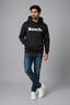 Bench Black Hoodie For Mens