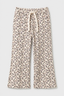 Cream With Multi Flowers Print Flapper For Girls