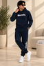 Navy Bench Warm Weave Fabric Suit