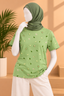 LIGHT GREEN AVACADO PRINT T-SHIRT FOR WOMEN