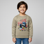 Brown Skate Fur & Fleece Fabric Sweatshirt