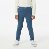 TEAL BLUE RIBBED FABRIC PLAIN BACK POCKET PAJAMA