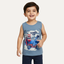 Blue Summer Time Print Sando For Summers