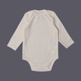 OFF WHITE PLAIN FULL SLEEVES ROMPER