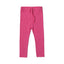 BLUSH PINK WITH KNOT RIBBED FABRIC PLAIN PAJAMA TROUSER