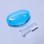 CUDDLES BABY BLUE COLOR SLICONE FINGER BRUSH WITH PROTECTIVE COVER