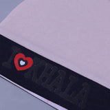 CREAM & BLACK "I LOVE KHALA" PRINTED CAP UNISEX