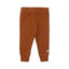 DARK BROWN PANDA PRINTED THERMAL TROUSER PAJAMA