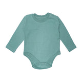 KRYPTONITE GREEN PLAIN FULL SLEEVES HALF BODY ROMPER