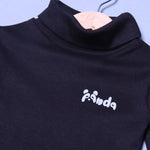 Load image into Gallery viewer, BLACK PANDA PRINT HIGH NECK FULL SLEEVES FOR WINTERS