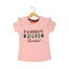 LIGHT PINK FASHION GIRLS BEAUTIFULL PRINTED T-SHIRT FOR GIRLS