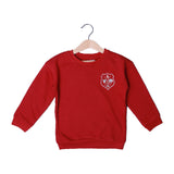 RED "PAW PATROL" PRINTED TERRY FABRIC SWEATSHIRT