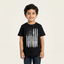NEW BLACK AMERICAN FLAG PRINTED HALF SLEEVES T-SHIRT