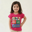 BLUSH PINK "BE KIND TO ALL KIND" PRINTED T-SHIRT TOP FOR GIRLS