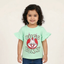 NEW SKY BLUE BUGS BUNNY PRINTED LYCRA FABRIC T-SHIRT FOR GIRLS