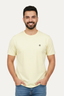 Lime Yellow Plain Activewear T-shirt For Mens