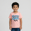 PINK SUPER COOL PRINTED HALF SLEEVES T-SHIRT