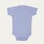 HAZEL GREY PLAIN HALF BODY HALF SLEEVES ROMPER