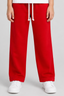 Red Plain Jersy Fabric Pajama