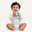 PLAIN WHITE COTTON JERSY FABRIC HALF BODY FULL SLEEVES ROMPER