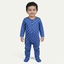 ROYAL BLUE STARS PRINT COTTON JERSY FABRIC FULL BODY FULL SLEEVES ROMPER