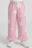 Pink Star Print Flapper For Girls