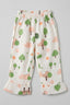 White Trees Print Flapper For Girls
