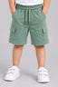 Light Blue Double Pocket Jersy Fabric Shorts