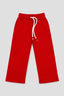 Red Plain Jersy Fabric Pajama