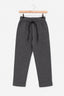 Charcoal Grey Plain Jersy Fabric Trouser