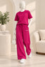 Pink Comfi Knit Fabric Co-Ord Set