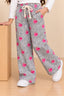 Grey Flowers Ribloom Fabric Flapper