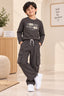 Grey Dopa Rib Aura Fabric Suit