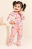Pink Moon Stars RibLuxe Fabric Romper