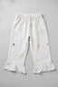 White Heart Star Print Flapper For Girls