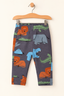 GREY TERRY FABRIC DINO LION PRINTED PAJAMA / TROUSER