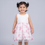 White With Pink Hearts Frock For Girls ( Minor Defection 1 Order 1 Frock )