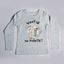 LIGHT GREY WHAT IS THE POINTE PRINTED T-SHIRT