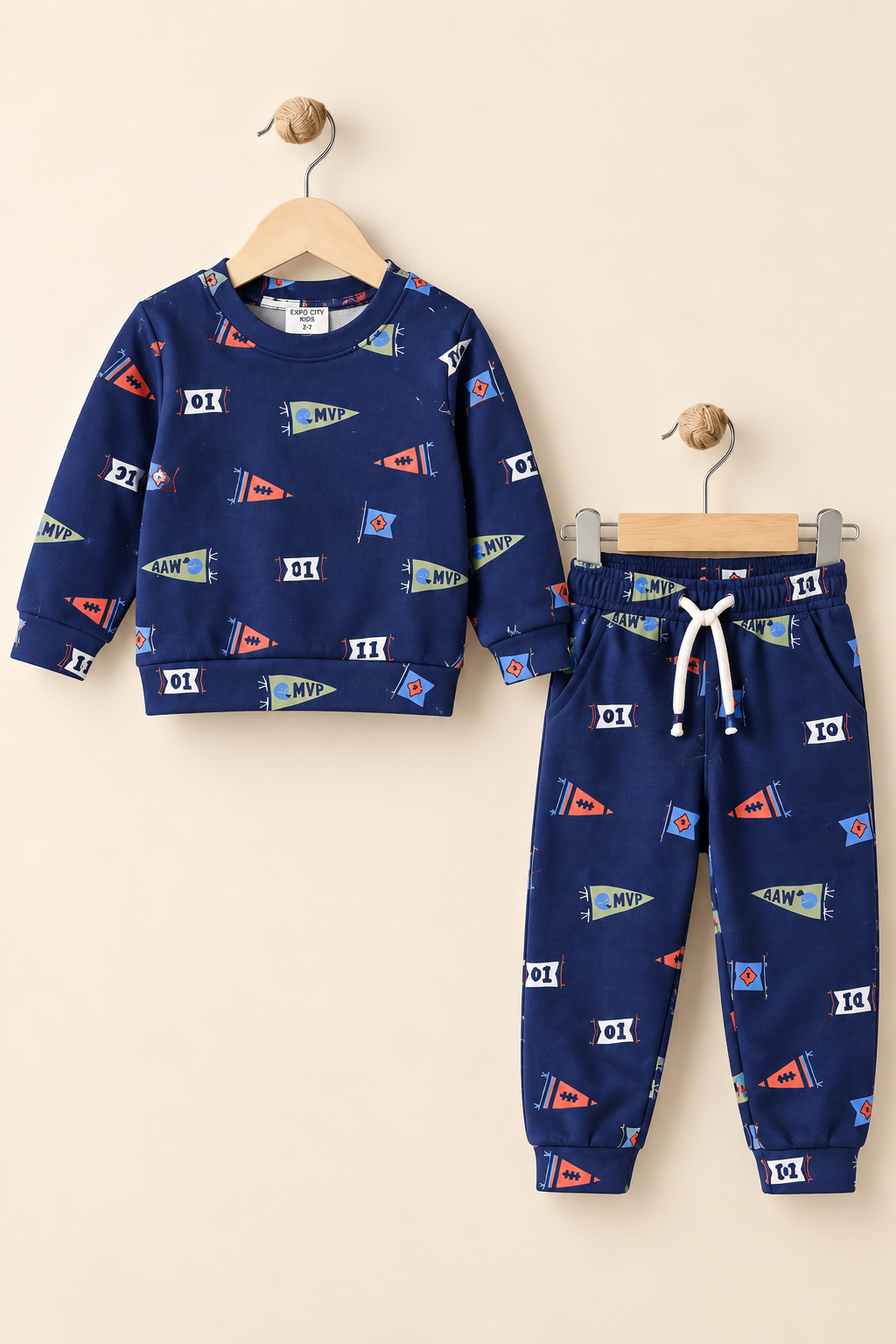 Blue Flags Cozy Luxe Suit