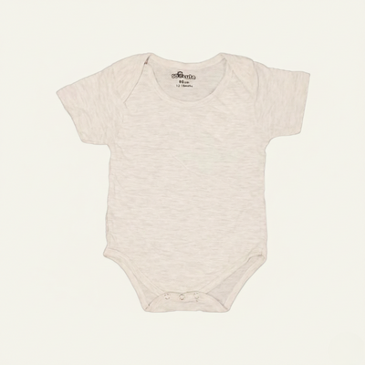 ASH WHITE BASIC PLAIN ROMPER FOR SUMMERS